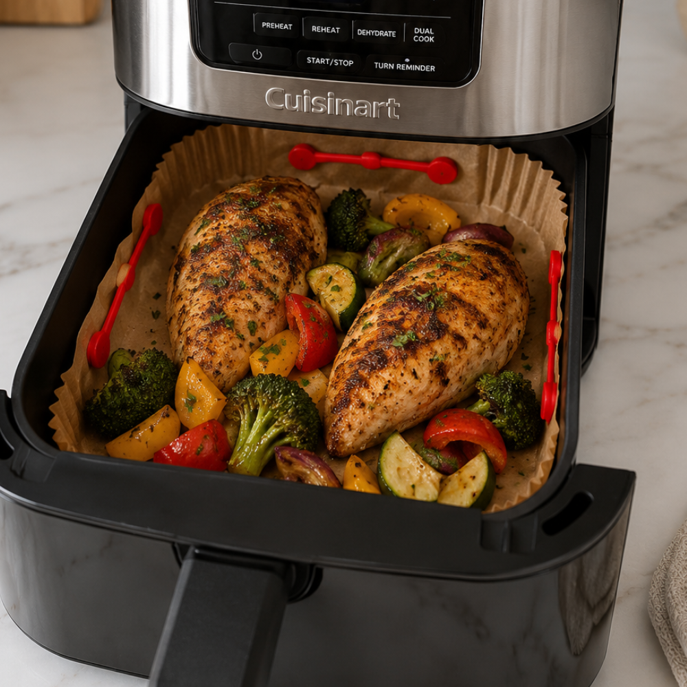 Vimza™ – Håller bakplåtspappret på plats i din airfryer